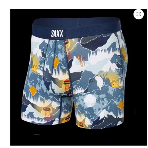 SAXX VIBE Boxer Briefs “Winter Skies" - Picture 1 of 4